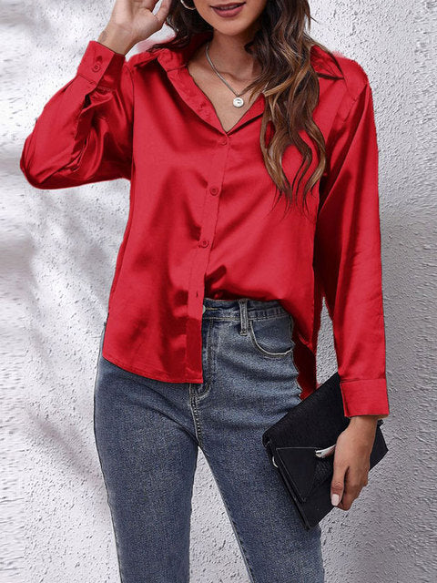 Heather | Elegant Long-Sleeve Blouse