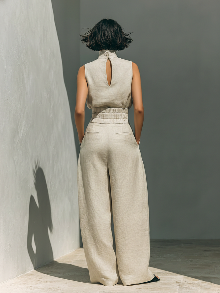 Maria | Stylish Tank Top and Loose Trousers Set