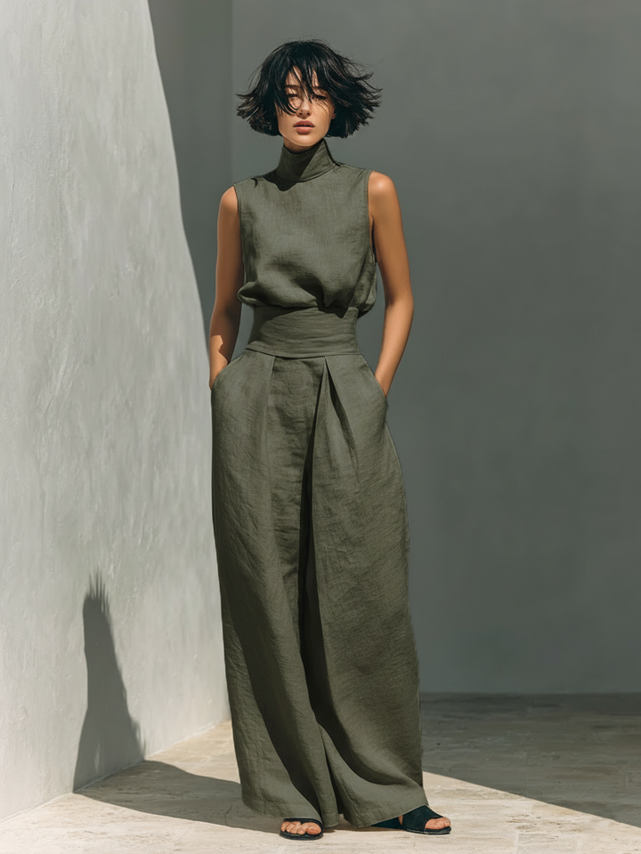 Maria | Stylish Tank Top and Loose Trousers Set