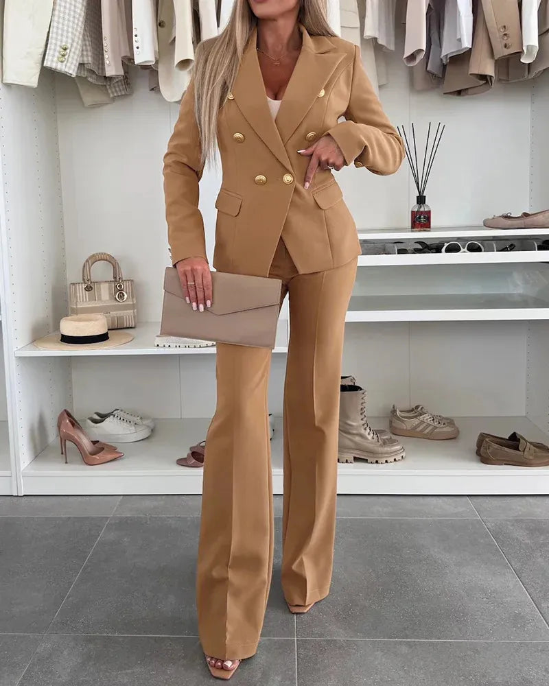 Helena | Refined Double-Breasted Suit Set