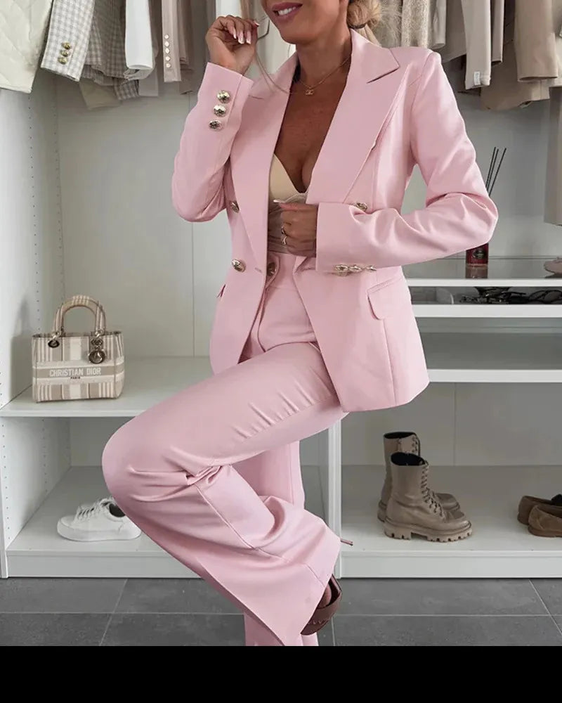 Helena | Refined Double-Breasted Suit Set