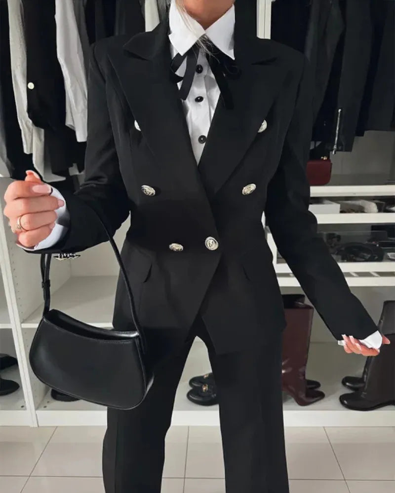 Helena | Refined Double-Breasted Suit Set