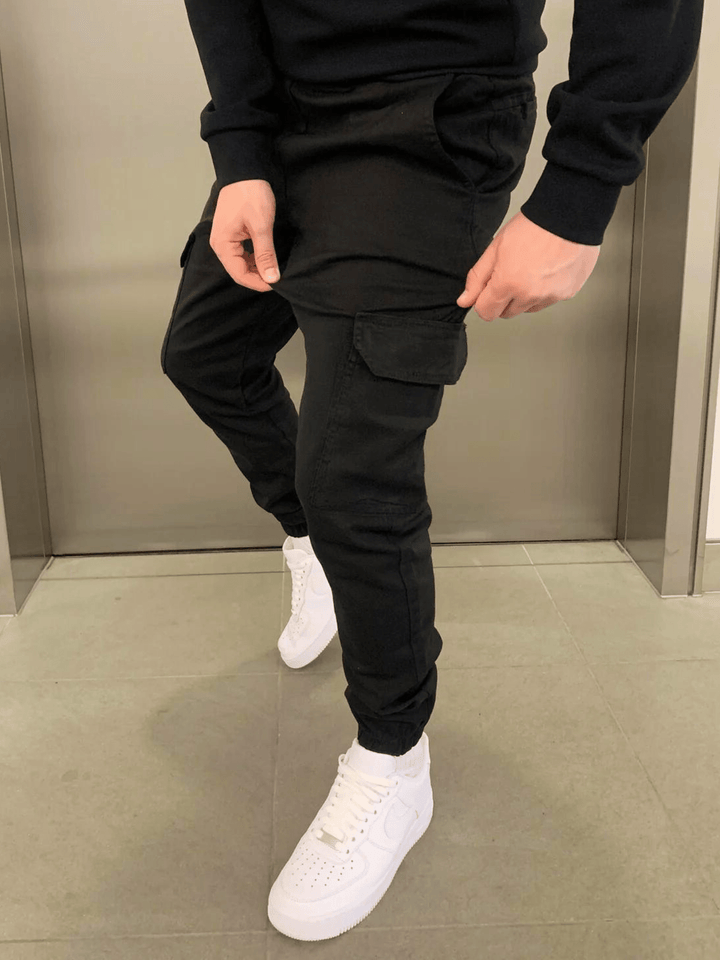 Marcus | Sleek Tie-Waist Cargo Trousers
