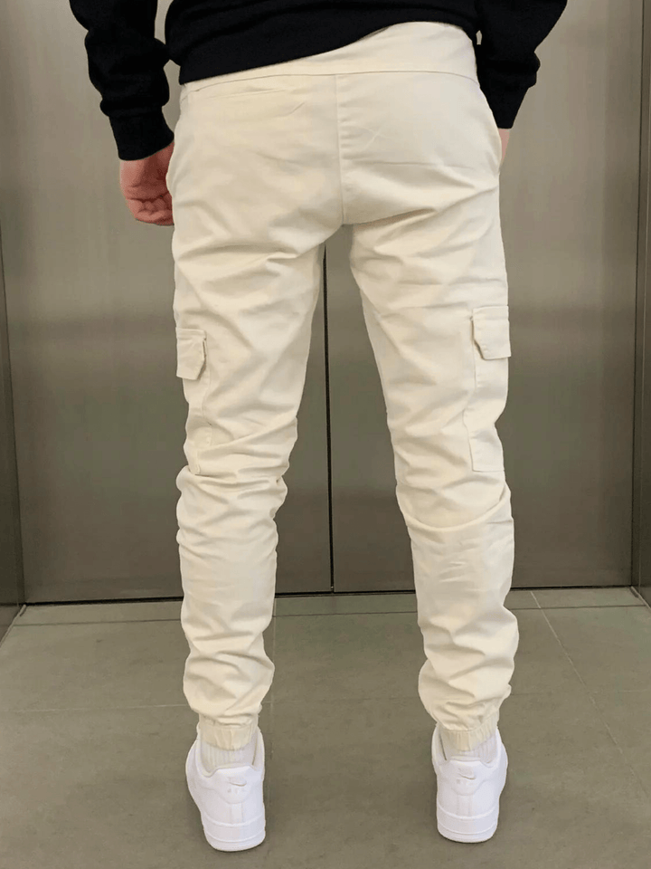 Marcus | Sleek Tie-Waist Cargo Trousers