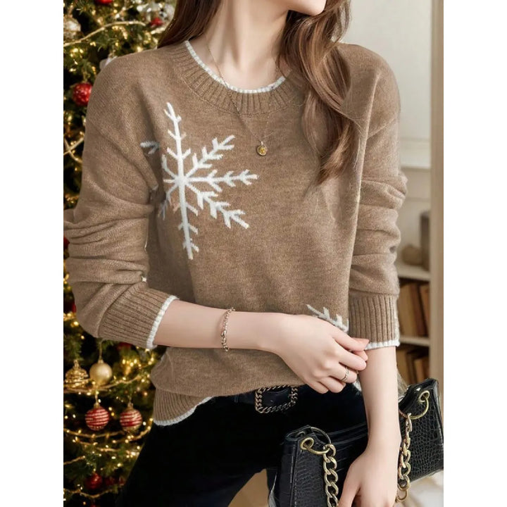 Holly | Snowflake Crewneck Jumper