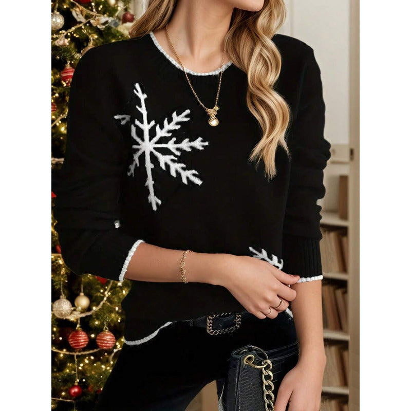 Holly | Snowflake Crewneck Jumper