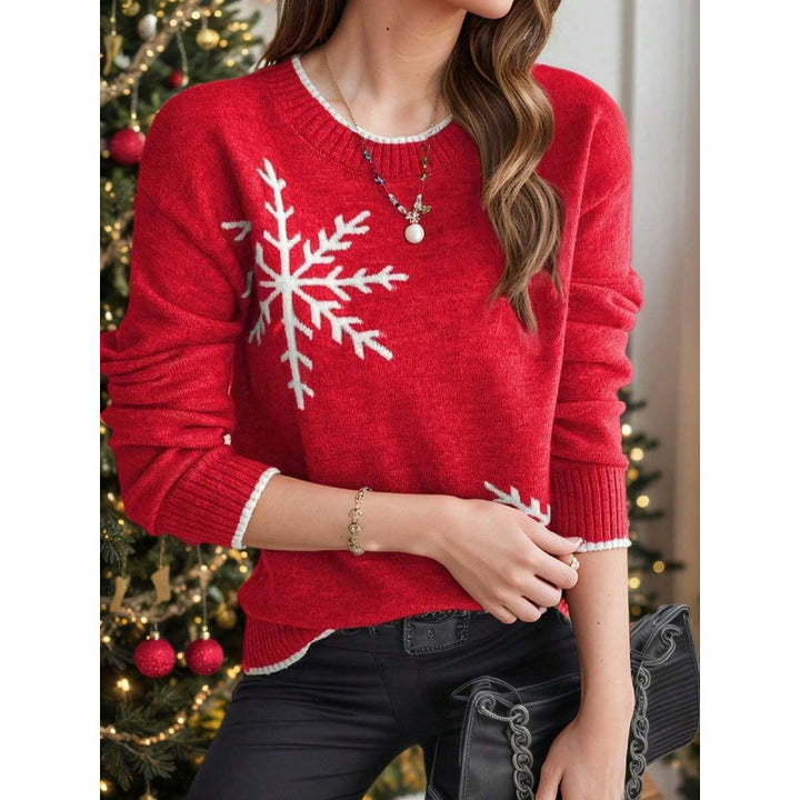 Holly | Snowflake Crewneck Jumper