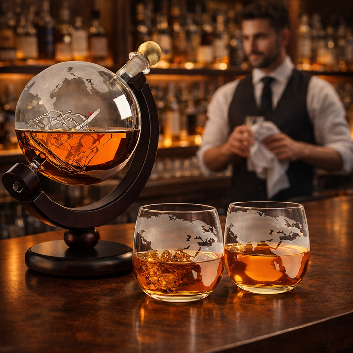 Marco | Whisky Bottle World Map Design