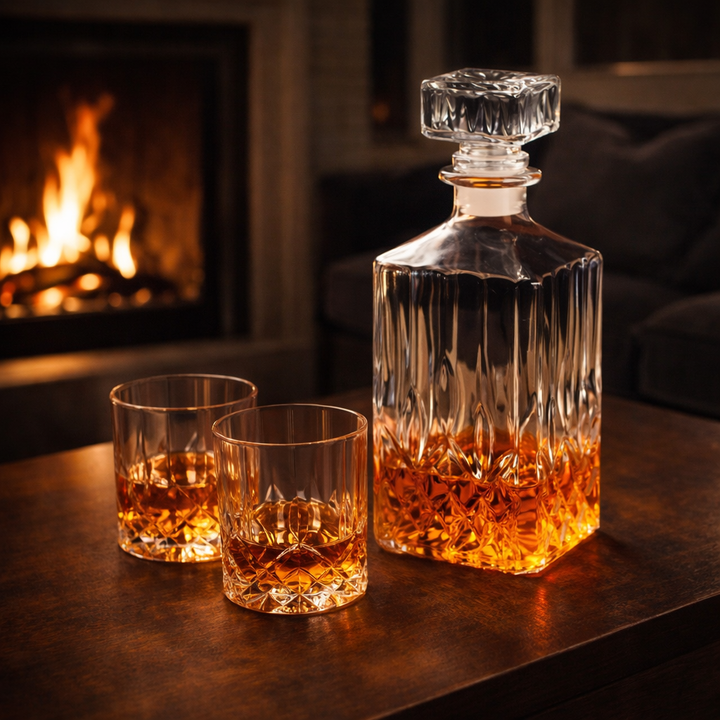 Shane | Whisky Bottle Set with Bottle and Glass