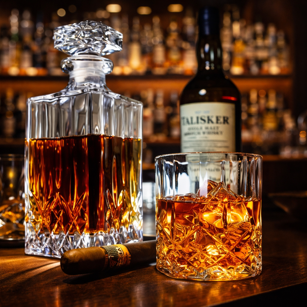 Shane | Whisky Bottle Set with Bottle and Glass