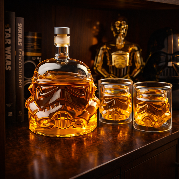 Darren | Whisky Bottle Set Bottle and Glass