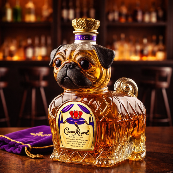Russell | Whisky Bottle French Bulldog Design