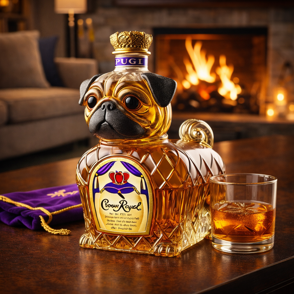 Russell | Whisky Bottle French Bulldog Design