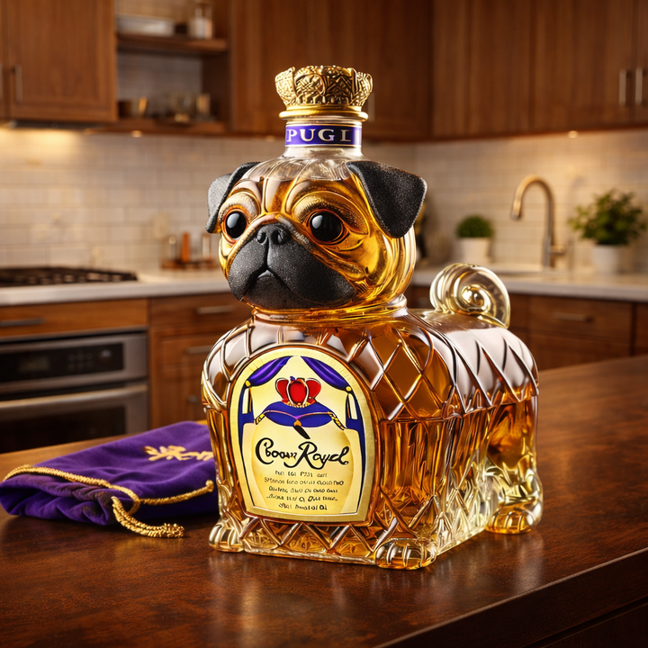 Russell | Whisky Bottle French Bulldog Design