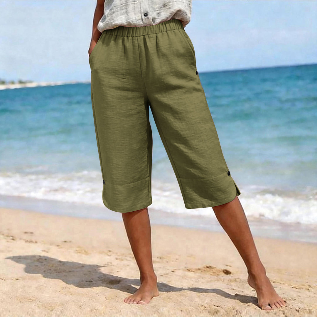 Ingrid | Relaxed Wide-Leg Capris