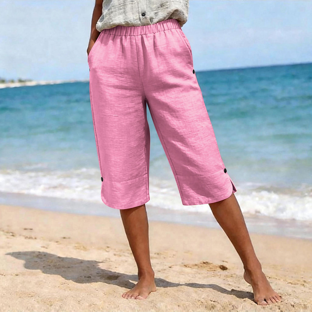 Ingrid | Relaxed Wide-Leg Capris