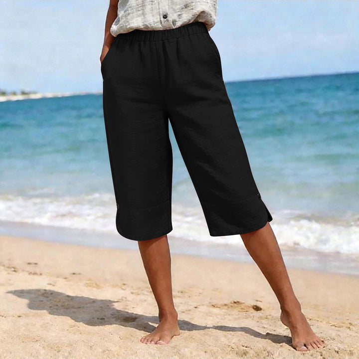 Ingrid | Relaxed Wide-Leg Capris