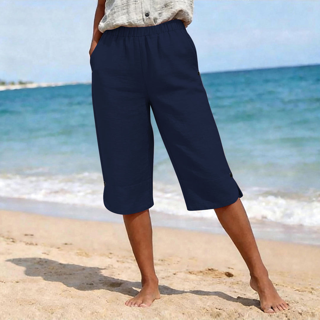 Ingrid | Relaxed Wide-Leg Capris