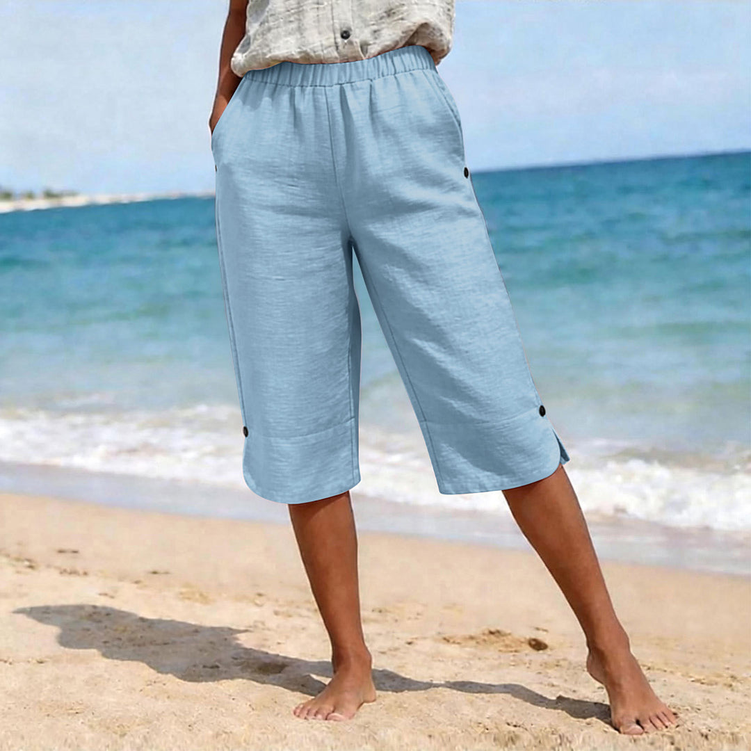 Ingrid | Relaxed Wide-Leg Capris