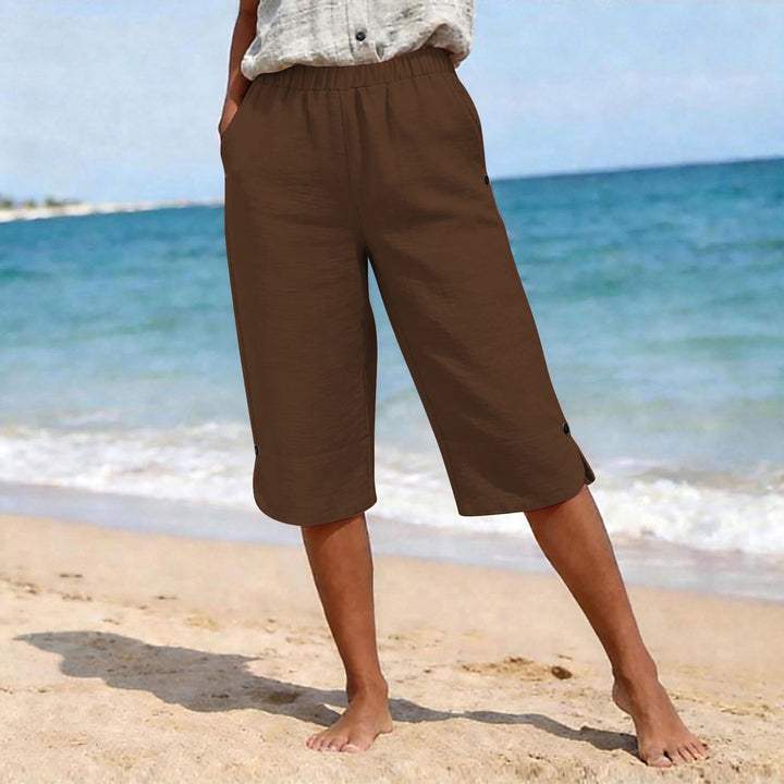 Ingrid | Relaxed Wide-Leg Capris