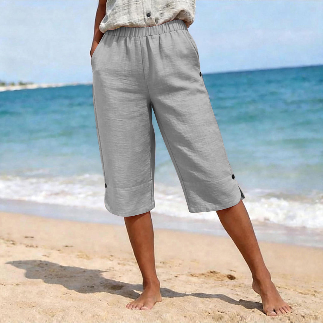 Ingrid | Relaxed Wide-Leg Capris