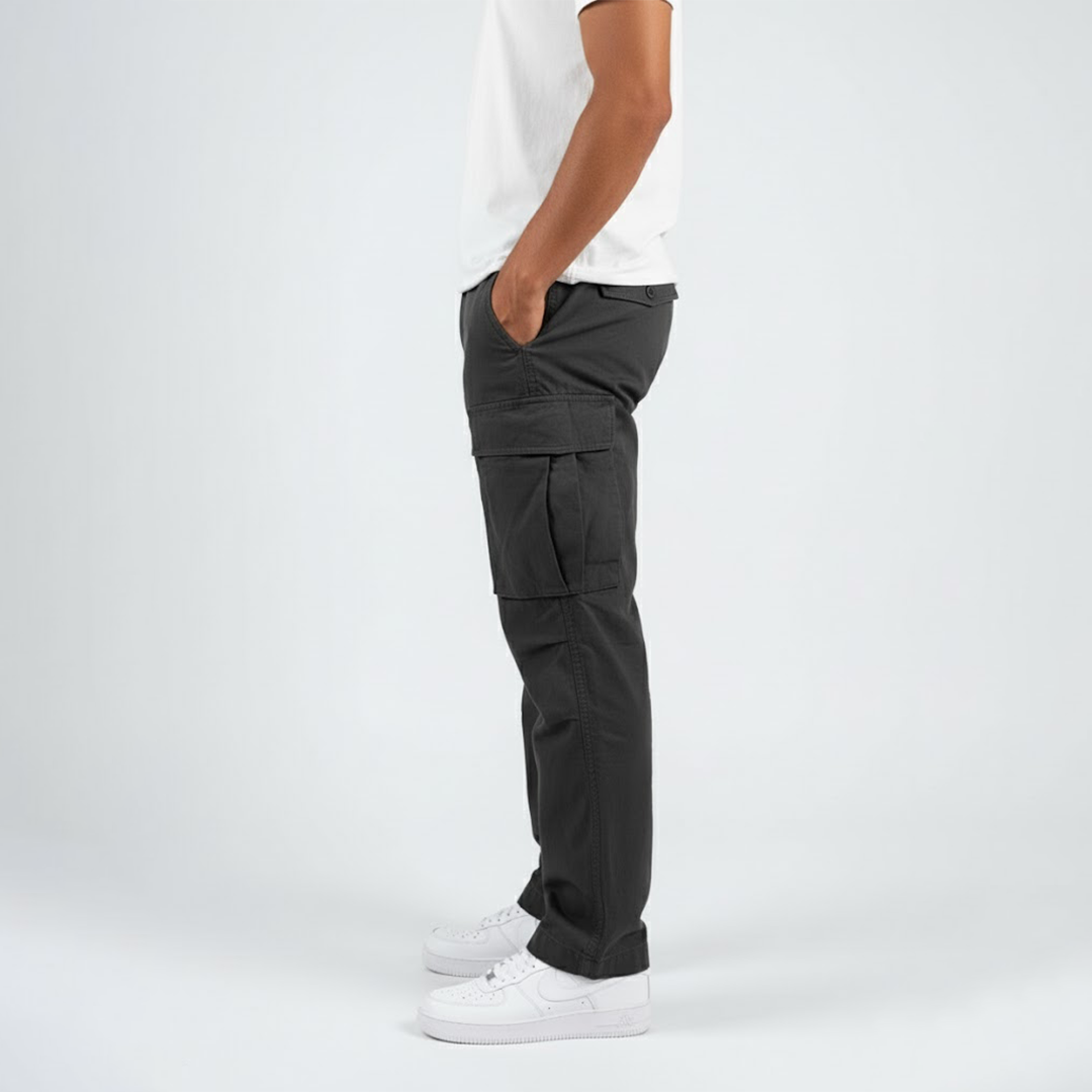 Spencer | Relaxed Fit Cargo Trousers with Side Pockets