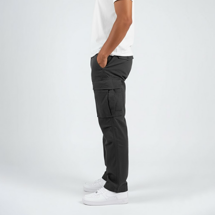 Spencer | Relaxed Fit Cargo Trousers with Side Pockets