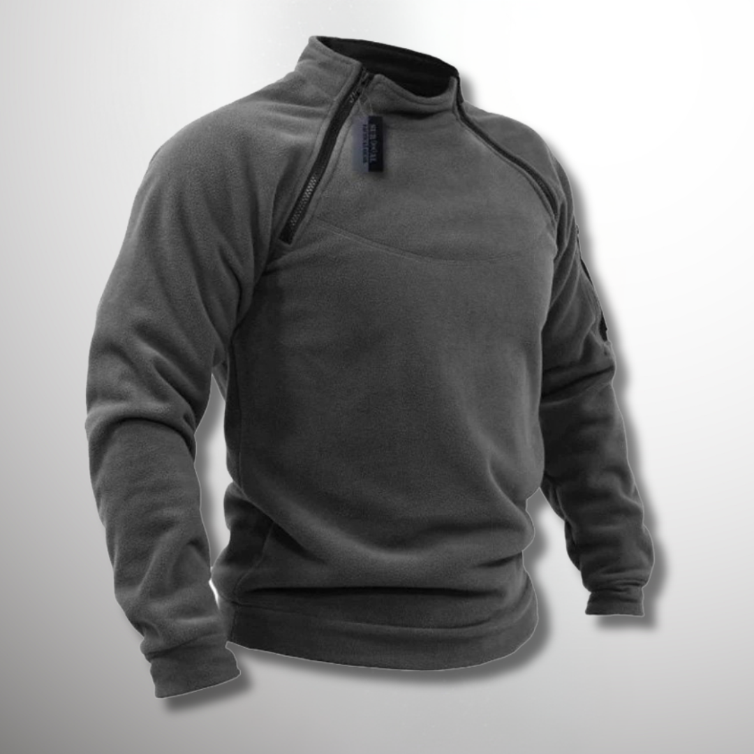 Leonard | Stand-Collar Quarter-Zip Pullover