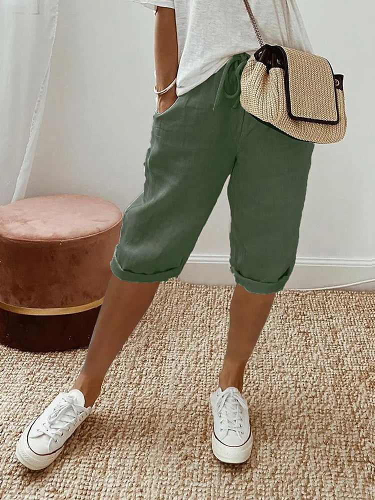 Elise | Relaxed Knee-Length Shorts