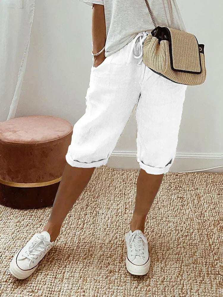 Elise | Relaxed Knee-Length Shorts