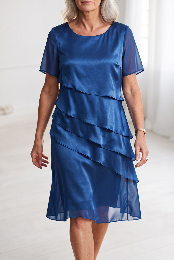 Linda | Casual Comfort Ruffle Dress