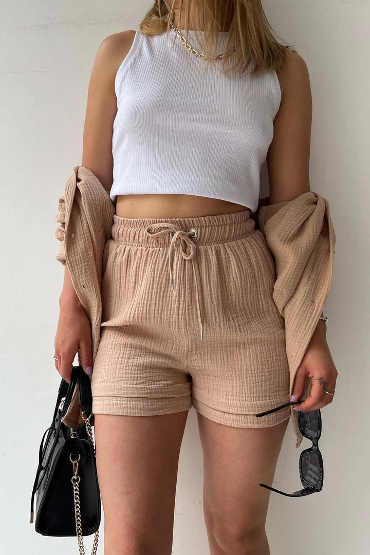 Aurora | Stylish Cardigan and Short Set