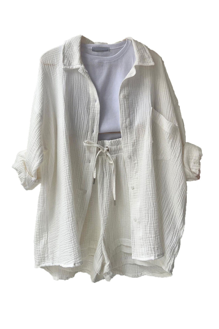 Aurora | Stylish Cardigan and Short Set