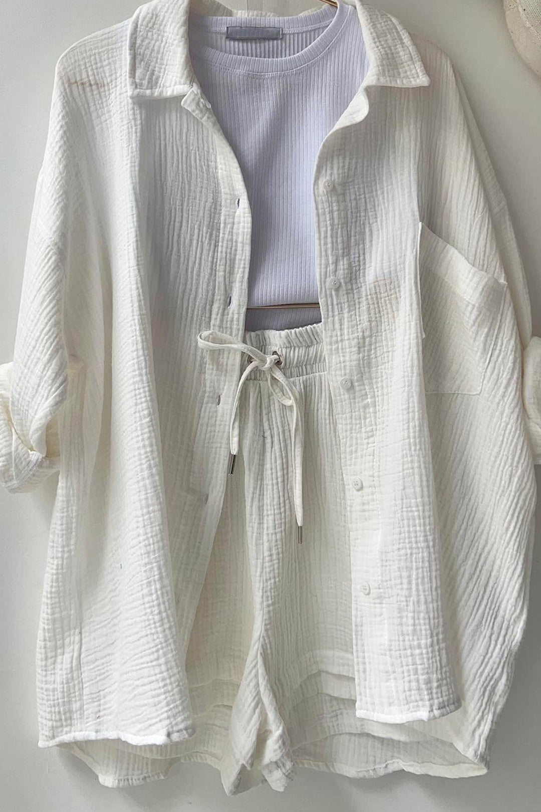 Aurora | Stylish Cardigan and Short Set