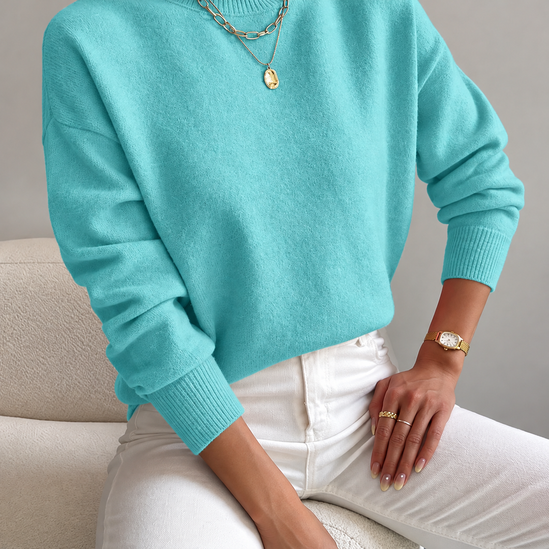 Lorelei | Refined Mock Neck Jumper