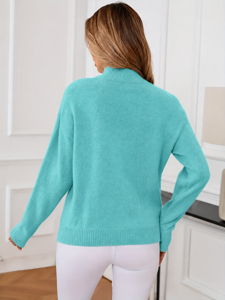 Lorelei | Refined Mock Neck Jumper