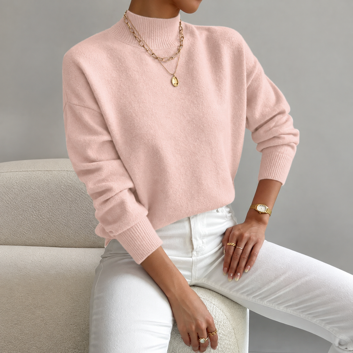 Lorelei | Refined Mock Neck Jumper
