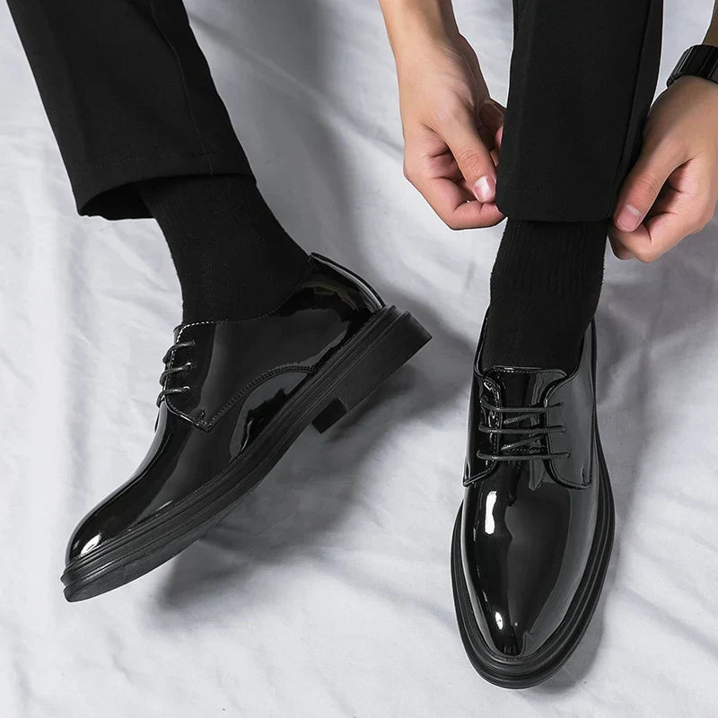 Men's Derby Shoes Lace-Up Formal Office - Classic Style for Work and ...
