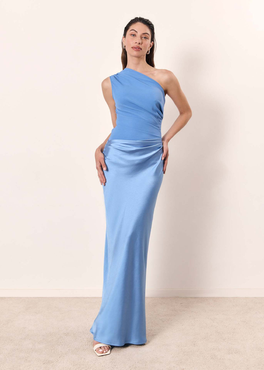 Adrienne | One-Shoulder Maxi Dress