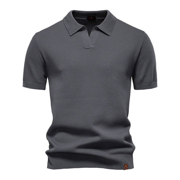 Carter | Classic Textured Polo Shirt