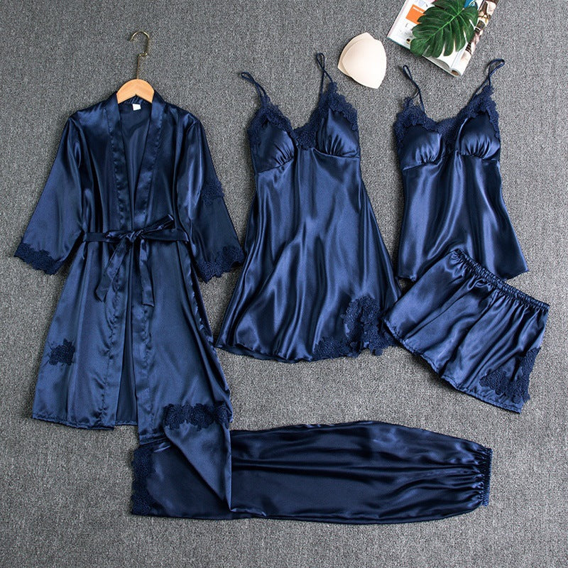 Lorelei | Elegant Lace-Trimmed Pajama Set