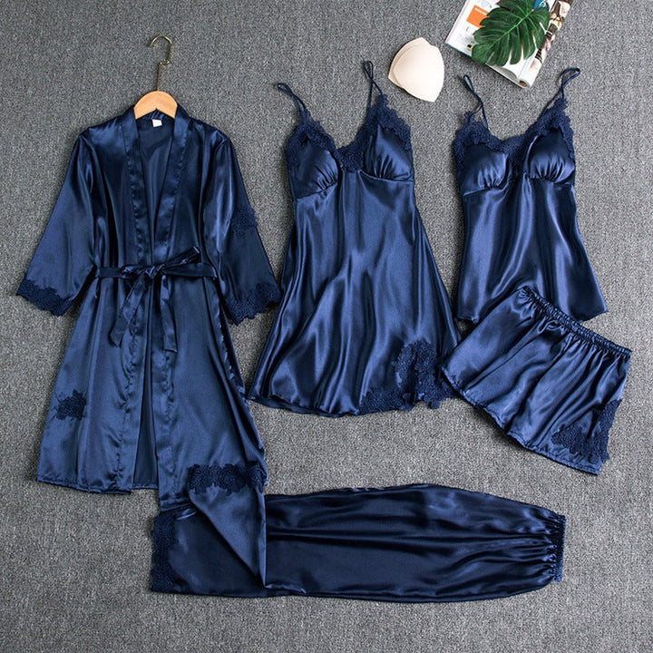 Lorelei | Elegant Lace-Trimmed Pajama Set