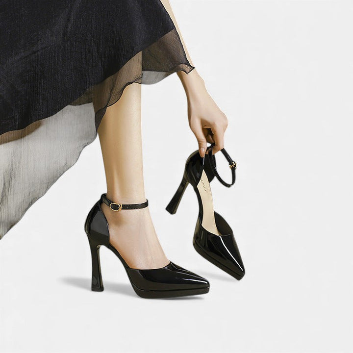 Evette | Stylish Ankle Strap Pointed Heels