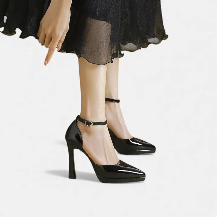 Evette | Stylish Ankle Strap Pointed Heels