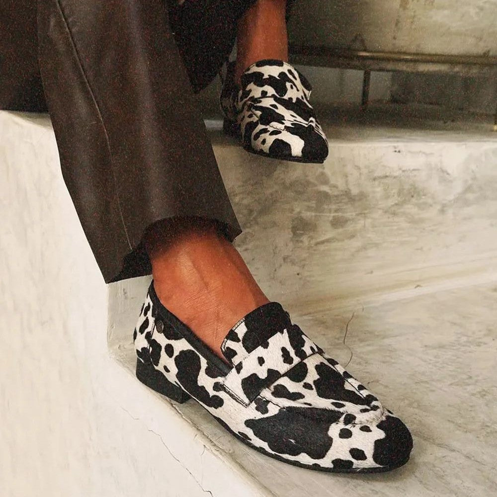 Hadley | Elegant Animal Print Loafers