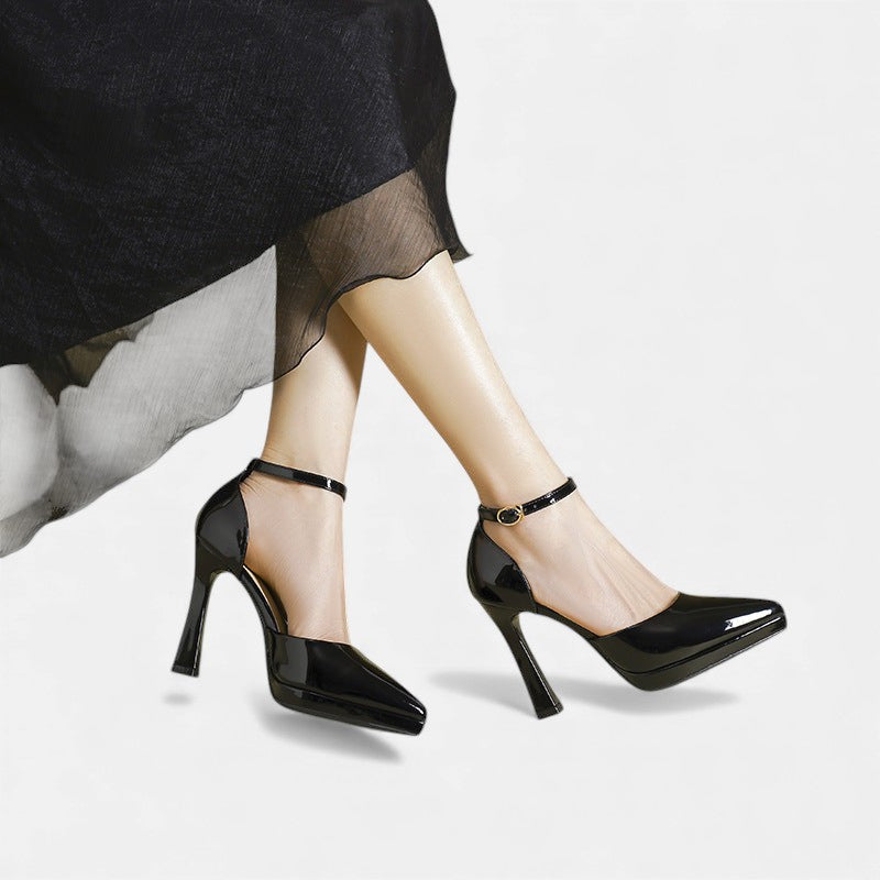 Evette | Stylish Ankle Strap Pointed Heels