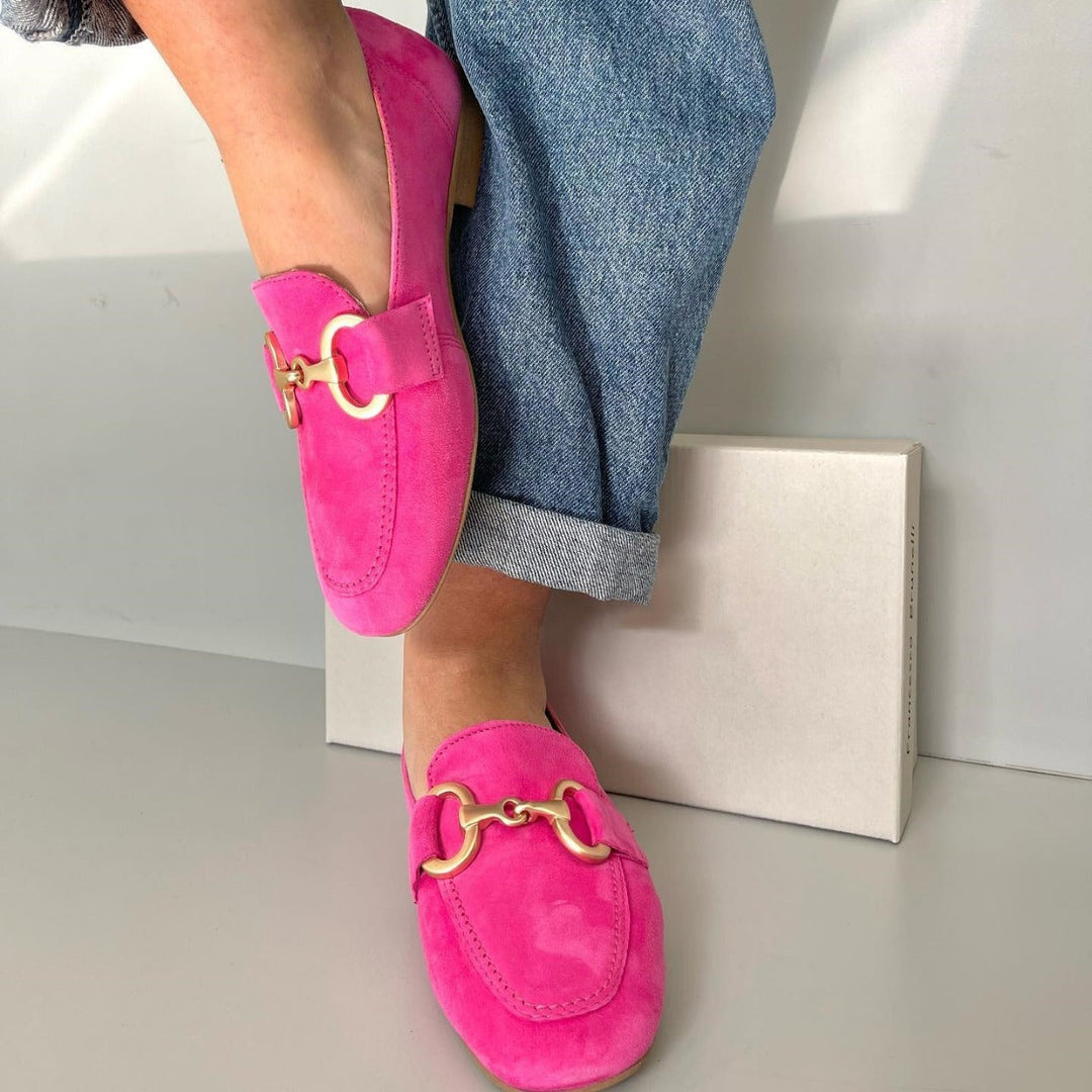 Anita | Chic Loafers with Gold Detail