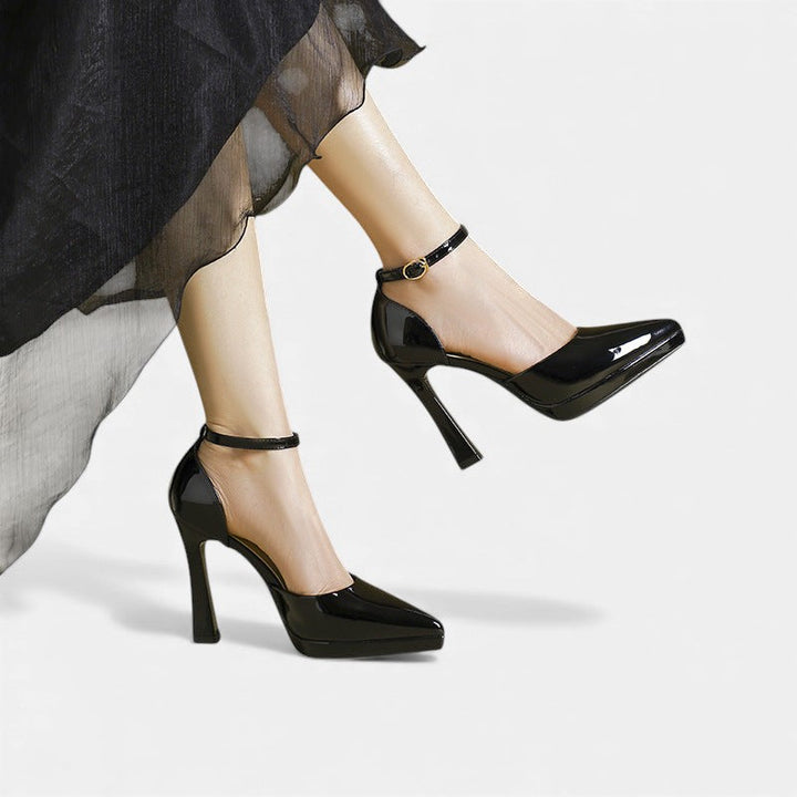Evette | Stylish Ankle Strap Pointed Heels