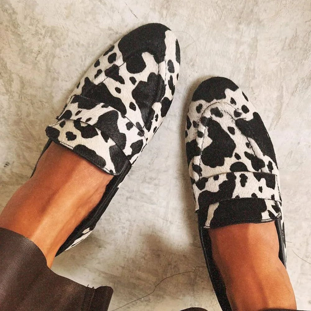 Hadley | Elegant Animal Print Loafers