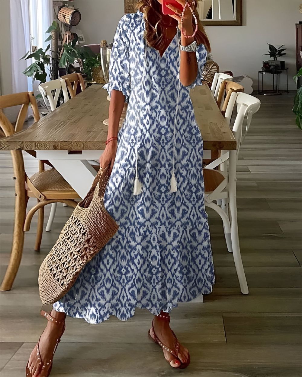 Sylvie | Bohemian Maxi Dress
